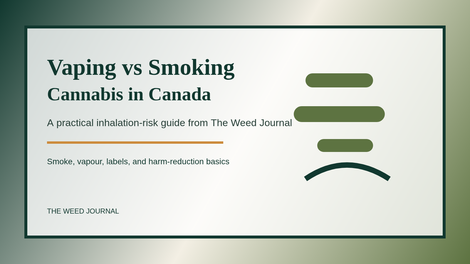 Vaping vs Smoking Cannabis in Canada: What to Know
