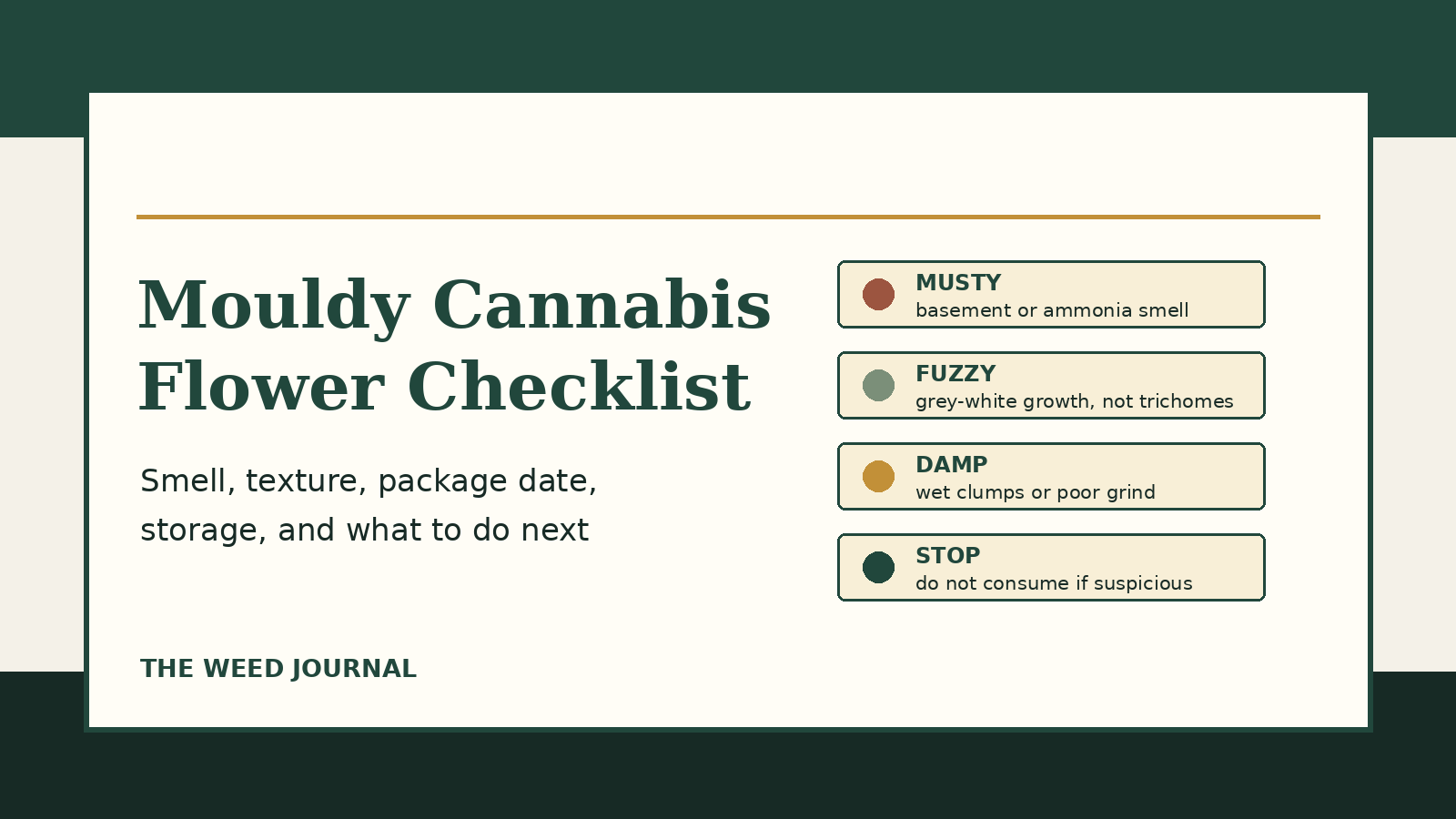 How to Spot Mouldy Cannabis Flower in Canada