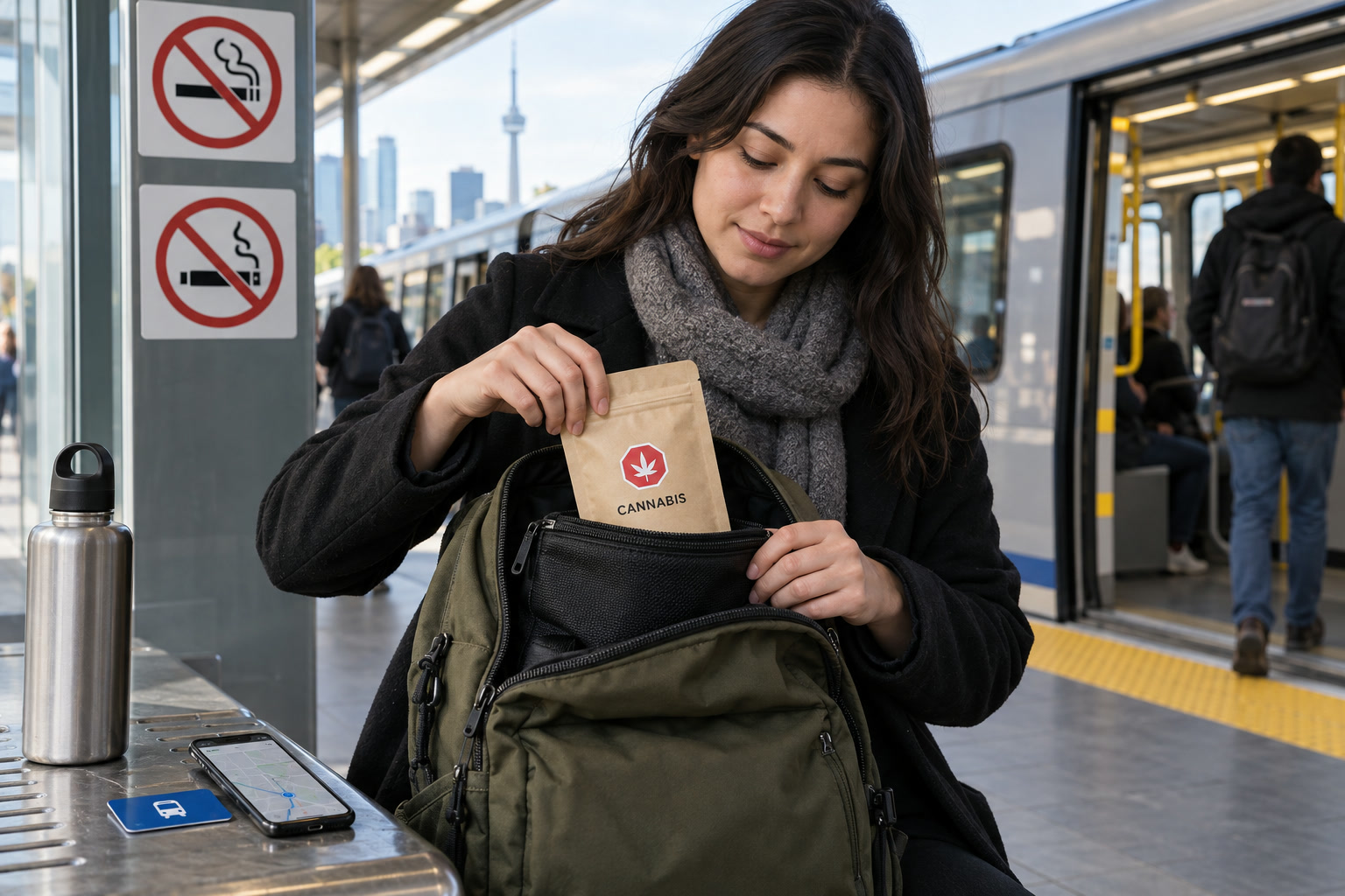 Cannabis on Public Transit in Canada: Carry, Odour, and Courtesy Checklist